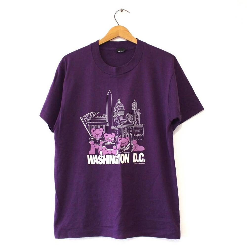 Vintage Washington DC Colleges Universities T Shirt Large
